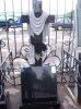 Эксклюзивный крест 0293 с рушником, из габбро