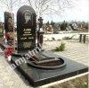 Элитный памятник E1_74 книга, участок оформленмраморной крошкой