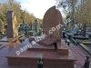 Памятник из красного гранита с книгой на надгробии PKknigi_040 Памятник из красного гранита с книгой на надгробии PKknigi_040