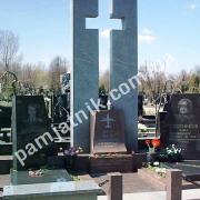 "Повітряний" гранітний хрест 0032