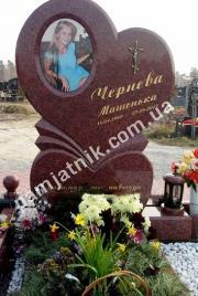 Фігурний пам'ятник 035 у формі серця