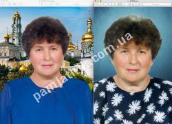 Професійна ретуш фотографій для гравіювання на пам'ятник, портрет у склі та фотокераміки
