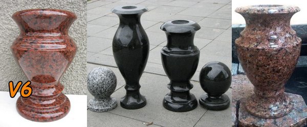 Вазы из гранита